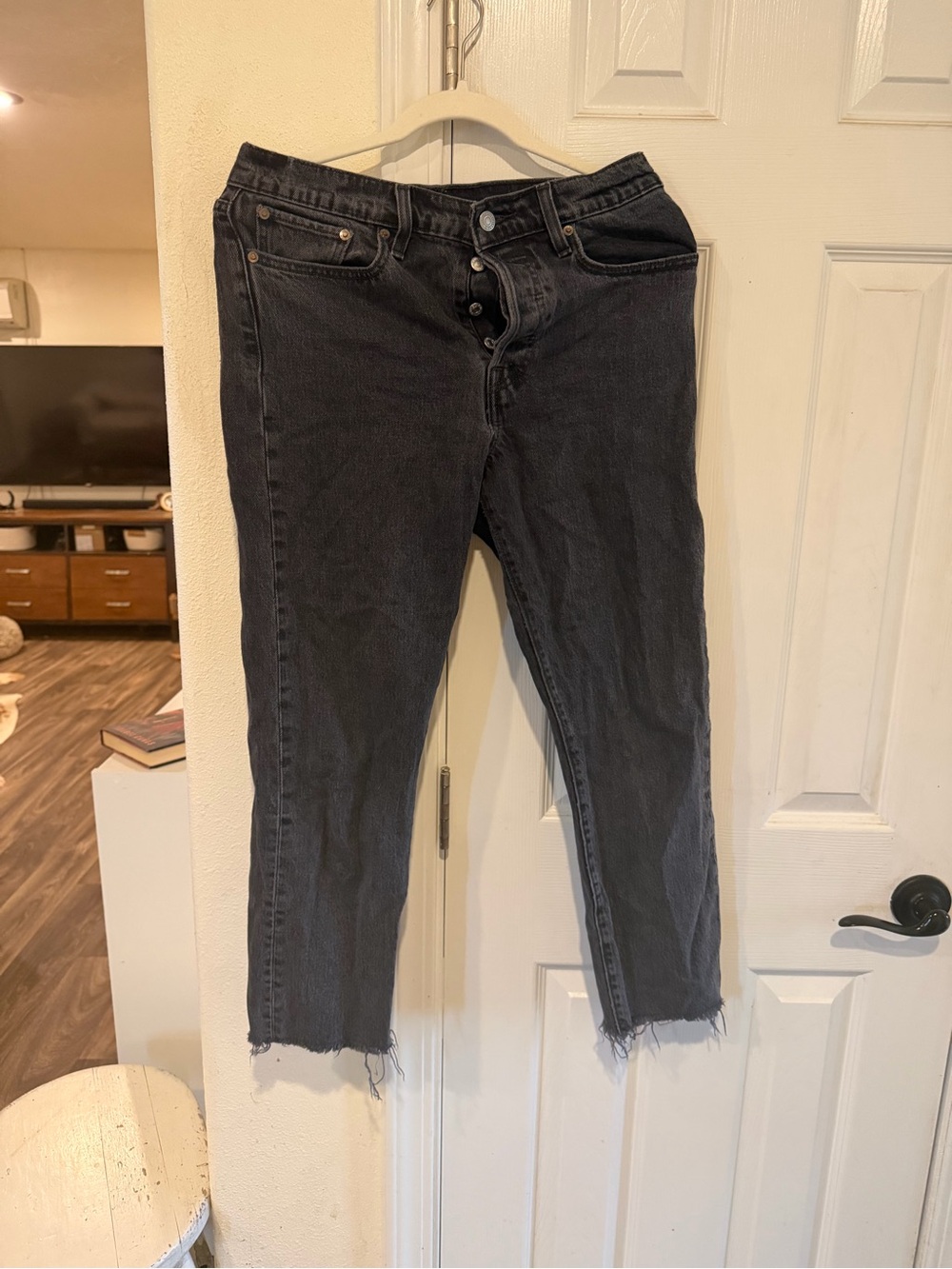 Levi's Women's Black Skinny Button-Fly Jeans